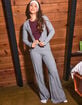 FULL TILT Cable Knit Womens Fold Over Pants image number 1