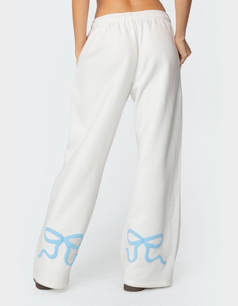 EDIKTED Bonney Bow Detail Sweatpants image number 0