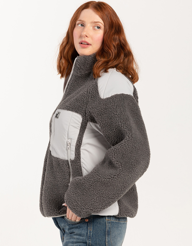 IETS FRANS Reversible Borg Fleece Womens Jacket image number 2