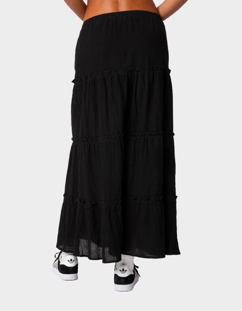 EDIKTED Charlotte Tiered Maxi Skirt image number 4