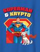 SUPERMAN Pose And Krypto Unisex Kids Tee image number 2
