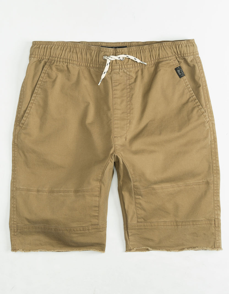 NITROUS BLACK Angle Kangaroo Boys Jogger Shorts image number 0