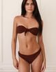 DIPPIN' DAISY'S Bunny Knotted Bandeau Bikini Top image number 1