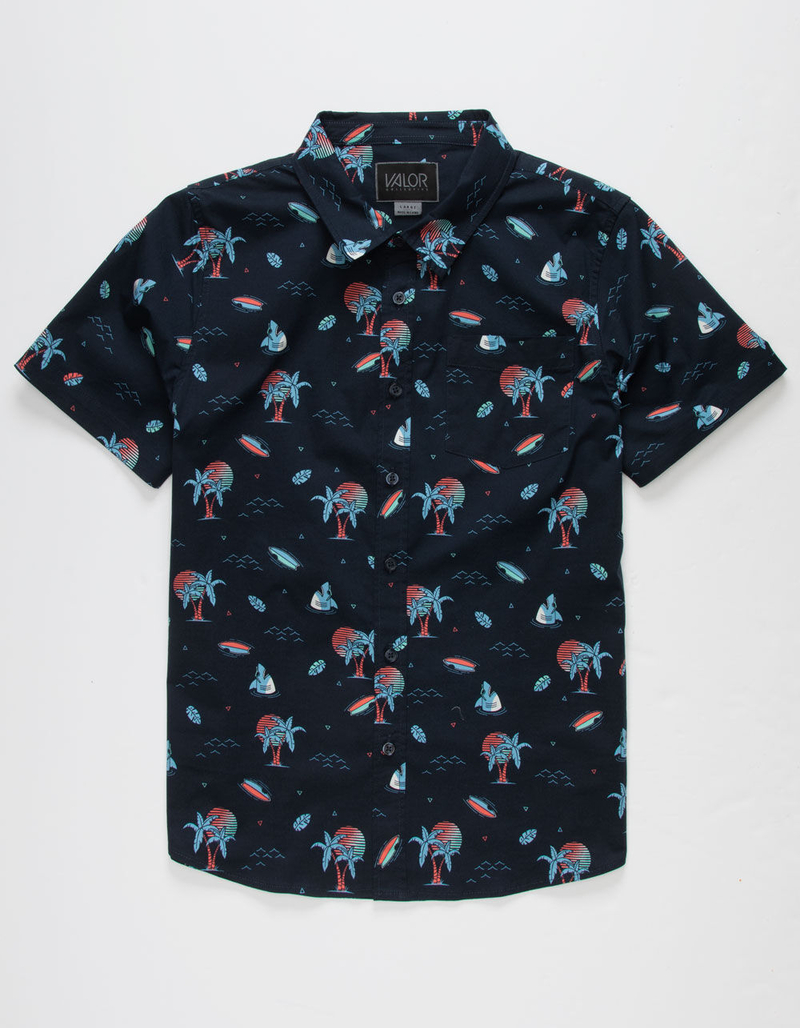 VALOR Flanders Island Boys Button Up Shirt image number 0