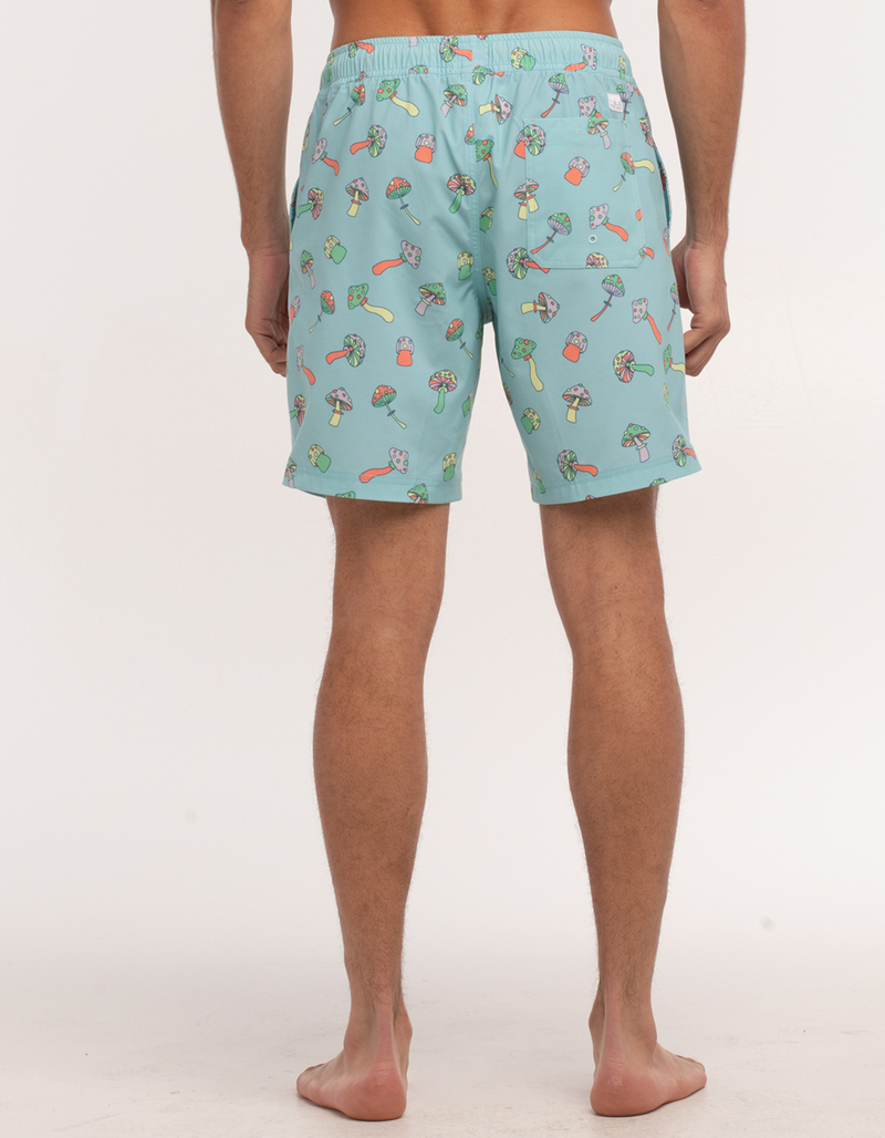 BLUE CROWN Silly Earth Mens Swim Shorts image number 3