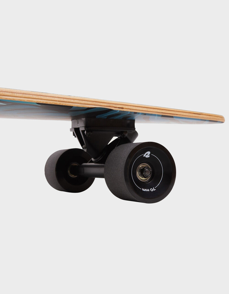 RETROSPEC Zed Dark Tropics 41" Pintail Longboard Skateboard image number 3