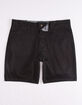RSQ Twill Black Mens Chino Shorts image number 1