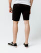 CHARLES AND A HALF Lincoln Stretch Black Mens Shorts image number 5