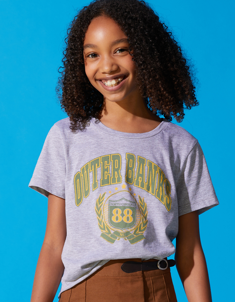 FULL TILT Outer Banks Girls Crop Tee image number 0
