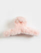 FULL TILT Fuzzy Keyhole Claw Hair Clip image number 2