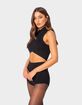 EDIKTED Marcus High Neck Knit Crop Top image number 3