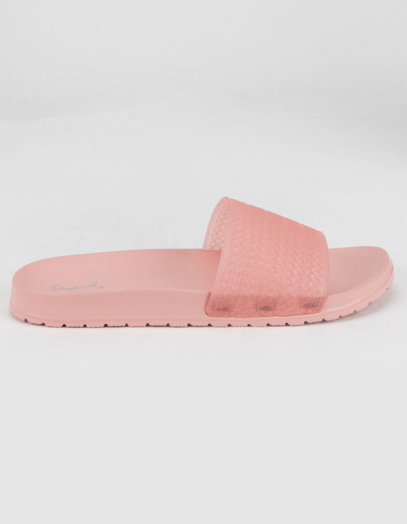 QUPID Frost Womens Pink Slide Sandals image number 1
