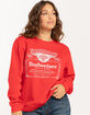 BREW CITY Budweiser Womens Crewneck Sweatshirt image number 2