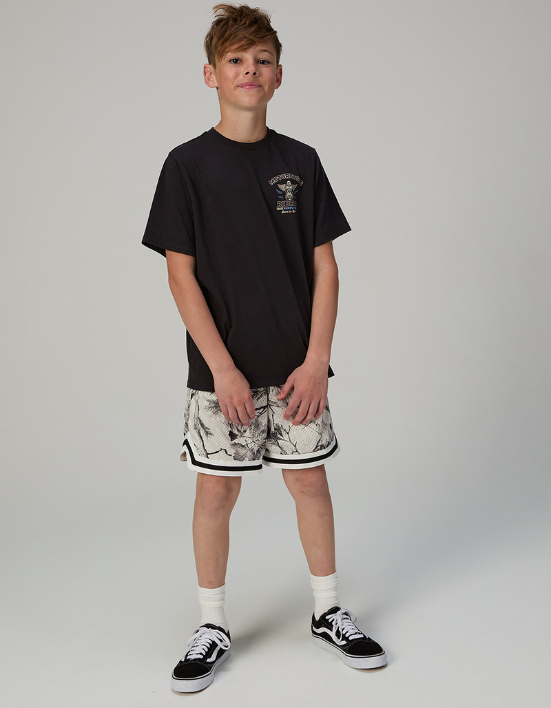 RSQ Boys Ribbed Trim Basketball Shorts image number 7