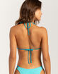DAMSEL Textured Strappy Triangle Bikini Top image number 3