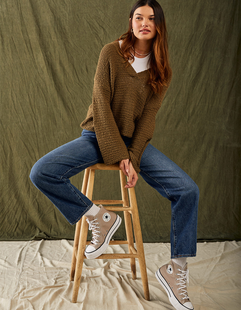 O'NEILL Sunny Paradise Womens V-Neck Sweater image number 6