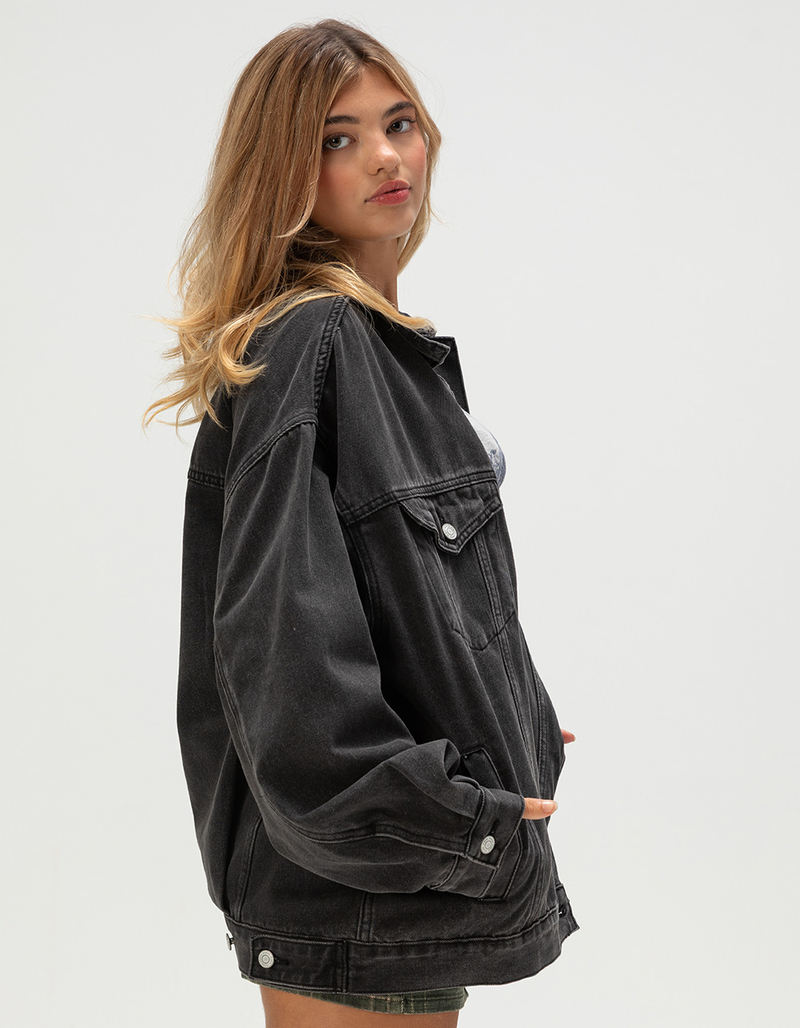 RSQ Womens Oversized Denim Jacket image number 2