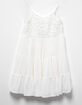 HAYDEN Lace Tiered Girls Dress image number 1
