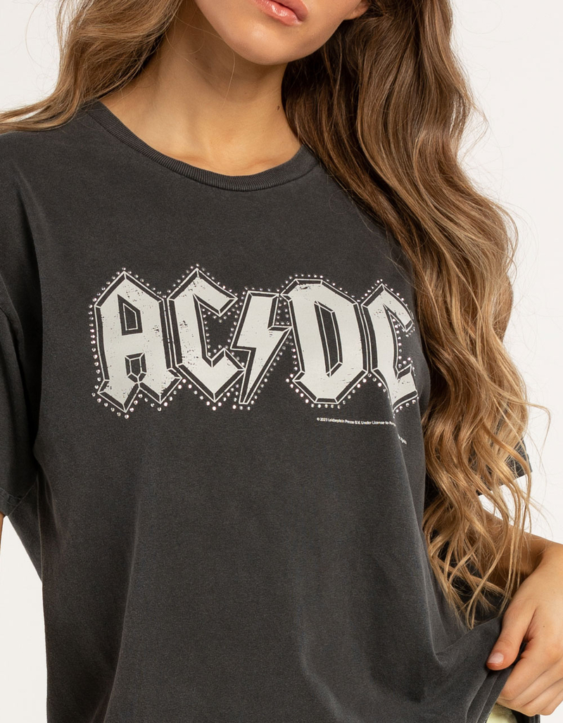 ACDC Womens Studded Boyfriend Tee image number 1