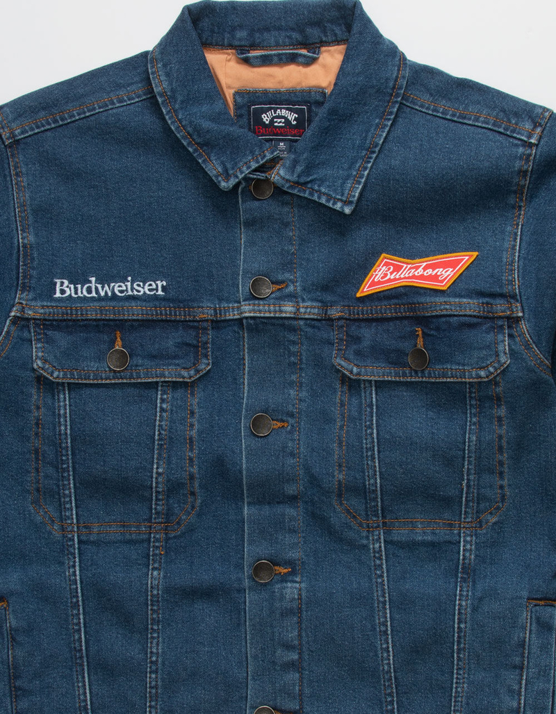 BILLABONG X Budweiser Mens Denim Jacket image number 1