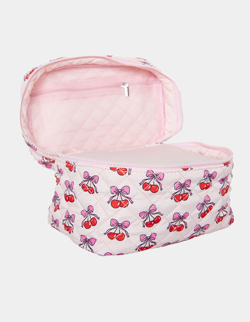 KATYDID Cherry Bows Repeat Make Up Bag image number 2