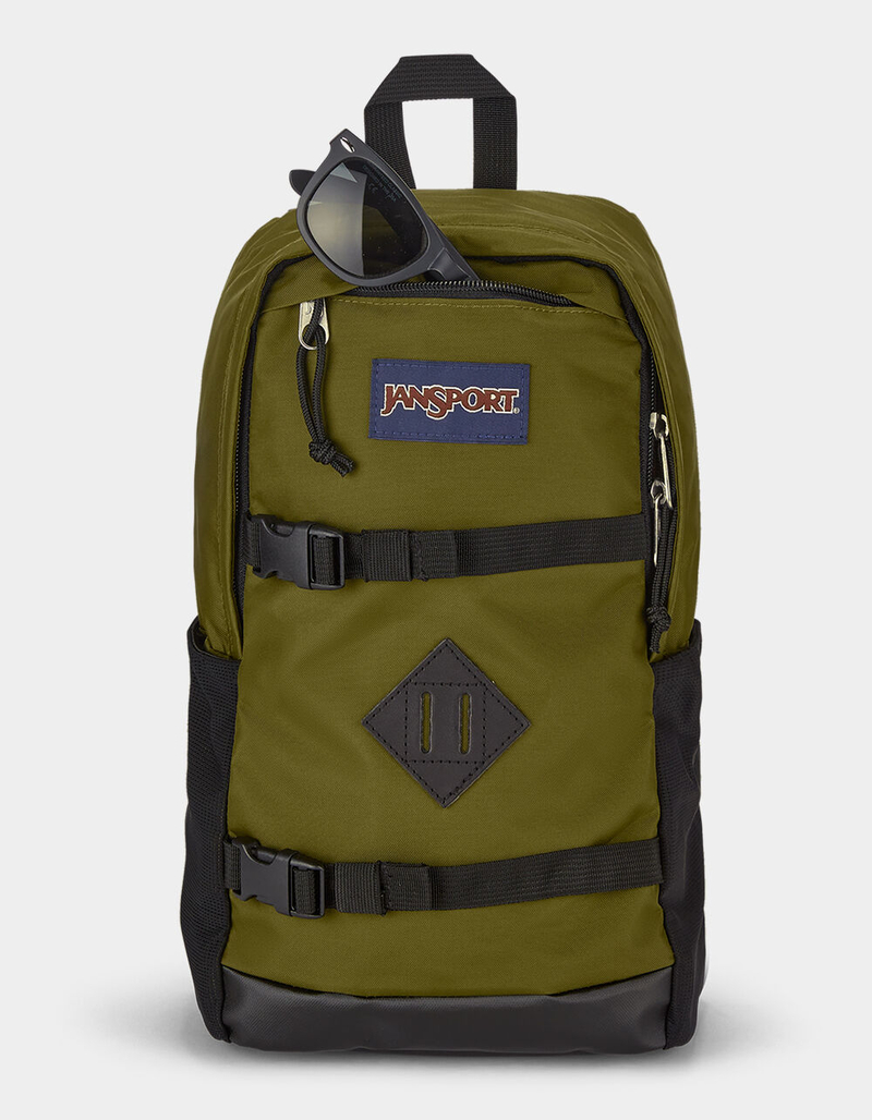 JANSPORT Off Campus Olive Sling Bag image number 0