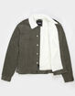 RSQ Mens Corduroy Sherpa Trucker Jacket image number 3