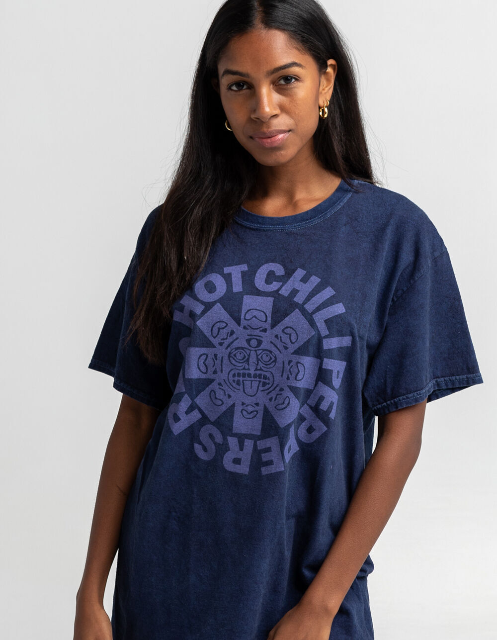 Red Hot Chili Peppers Tシャツ ネイビー RED HOT CHILI PEPPERS Tシャツ ネイビー