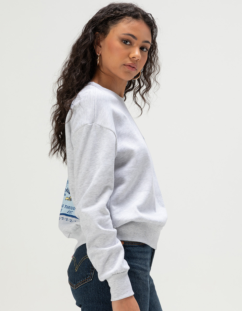 PEANUTS Ski Resort Womens Crewneck Sweatshirt image number 2