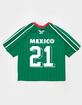 RSQ Mens Mexico Baggy Crop Soccer Jersey image number 3