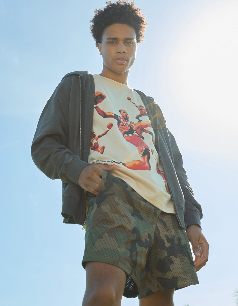 RSQ Mens 6" Mesh Shorts image number 0