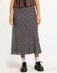RSQ Womens Low Rise Ditsy Midi Skirt image number 2