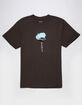 BECAUSE WEEKEND Sideways Mens Tee image number 2