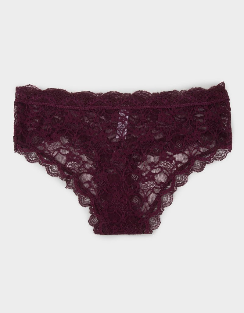 FULL TILT Allover Lace Up Hipster Panties image number 1