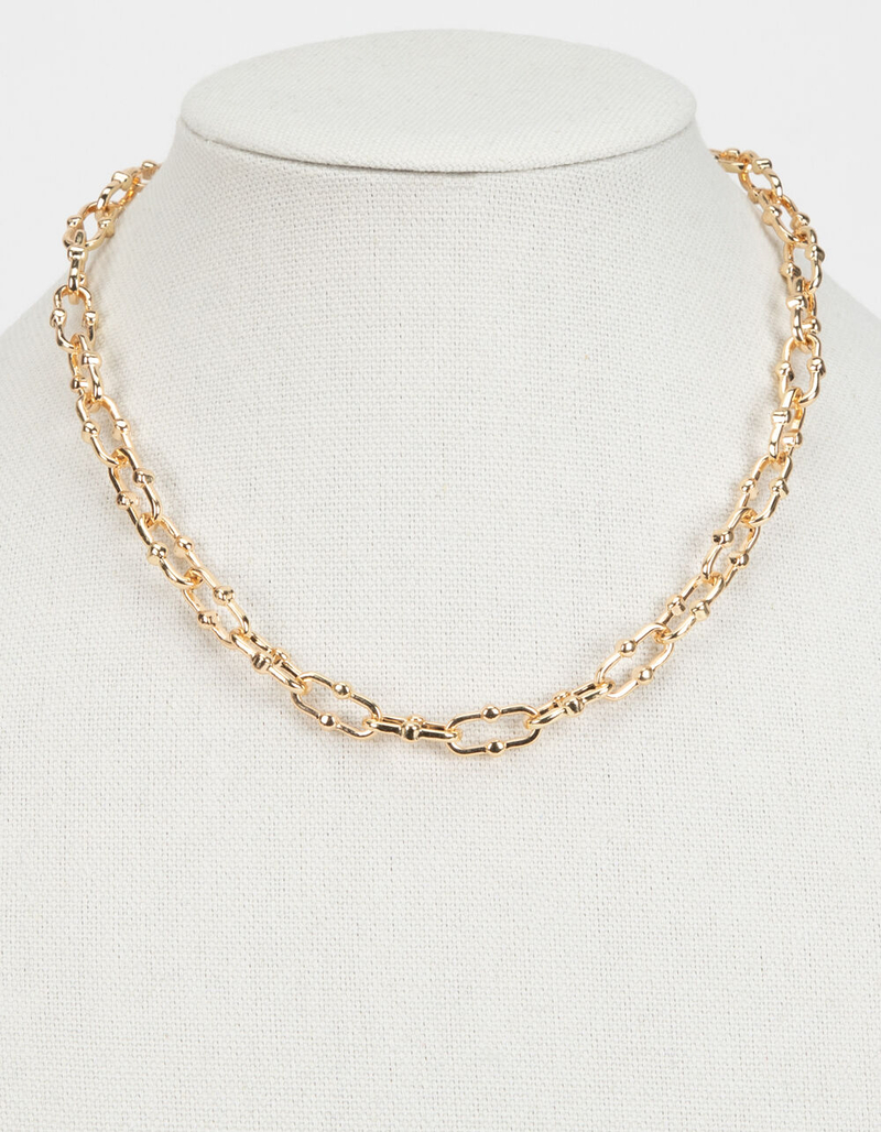 FULL TILT Oval Link Ball Necklace image number 3