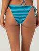DAMSEL Hilo Texture Reversible Tie Side Cheeky Bikini Bottoms image number 4