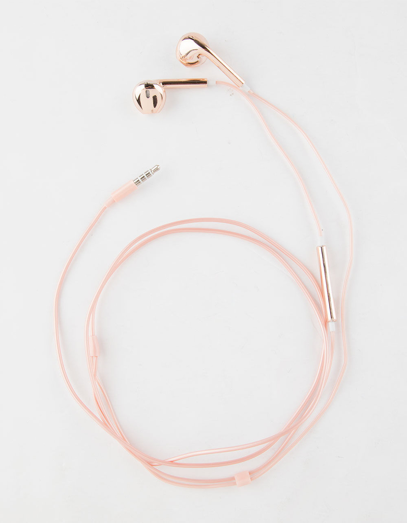 Rose Gold Shine Earbuds image number 1