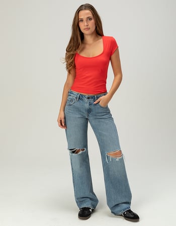 TILLYS Butter Soft Womens Sweetheart Tee Alternative Image