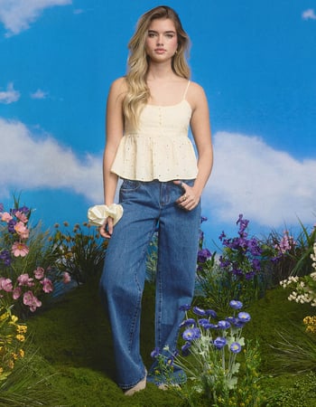 RSQ Womens Low Rise Original Baggy Jeans Primary Image