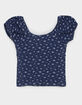 RSQ Girls Ditsy Emma Top image number 2