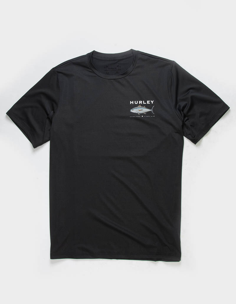 HURLEY Fish In The Sea Mens Hybrid UPF Tee image number 0