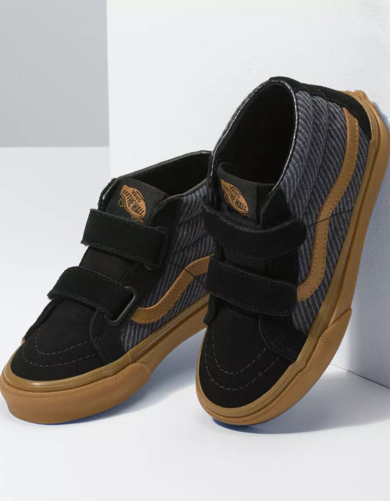 VANS Suiting Sk8-Mid Reissue V Juniors Shoes image number 3