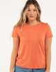 FULL TILT Essentials Crew Neck Womens Tee image number 4
