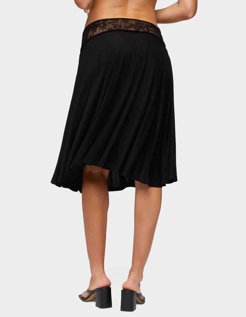 EDIKTED Winonah Crochet Waist Midi Skirt image number 2