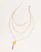 WEST OF MELROSE Layered Stone Necklace image number 2