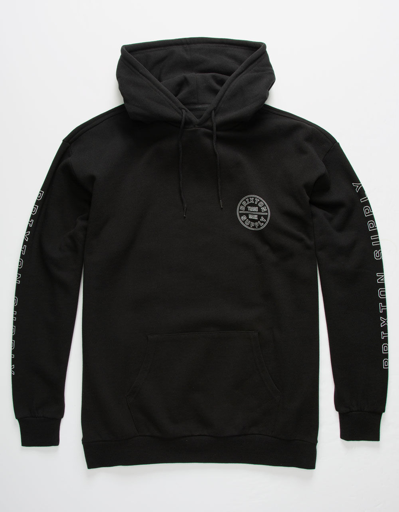 BRIXTON Oath IV Black Mens Hoodie image number 3