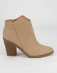 SODA Womens Natural Ankle Booties image number 2