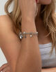 FULL TILT 2 Pack Pearl/Heart Charm Bracelets image number 5