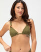 RHYTHM Isla Rib Textured Triangle Bikini Top image number 1