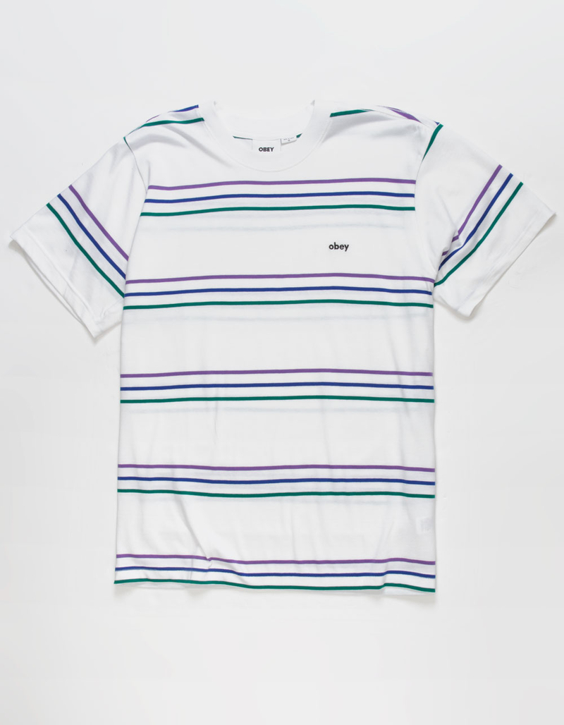 OBEY Montrose Stripe Mens Tee image number 0